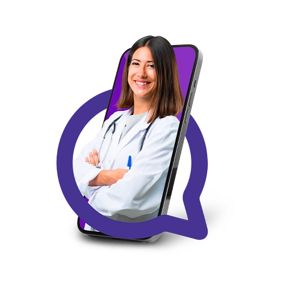 mockup do aplicativo mediquo