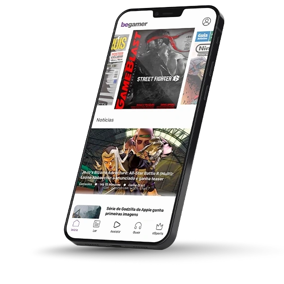 mockup do aplicativo begamer