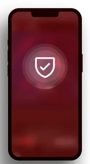 mockup celular mostrando um check
